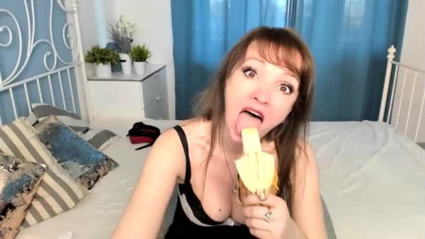 Watch this sexy babe as she finger fucks and tongues her pussy till she begs for mercy.